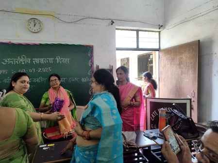 Took a pledge to make five illiterate people literate