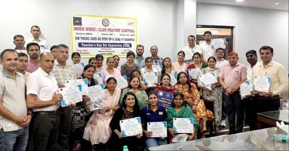 Innerwheel Club honored 41 teachers