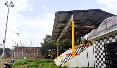 Spectator gallery is ready, indoor badminton court gained momentum, now open gym is approved