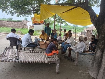 Farmers are worried seeing the destruction and cutting of crops