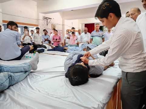 Blood donation camp organized in women's college