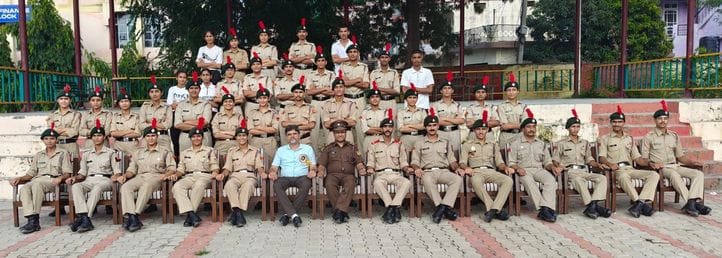 Cadets who achieved rank were honored