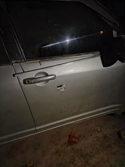 Bullet hit Abdul Azim's car