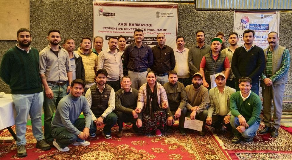 Conclusion of three day Adi Karmayogi Abhiyan workshop in Kalpa