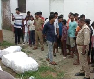 14 sacks of illegal firecrackers found in Piprajham, basic education books also recovered