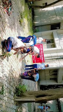 Cleanliness drive conducted in the college
