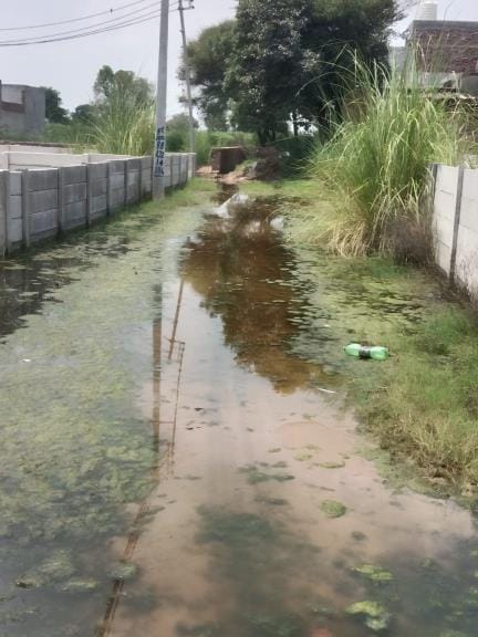 The sewer system has collapsed due to the rise in groundwater levels in the outer colonies of the city.