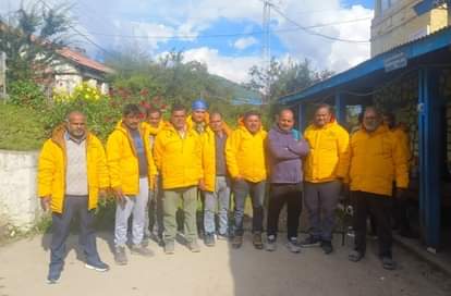 Stranded devotees reached Simikot from Hilsa and breathed a sigh of relief
