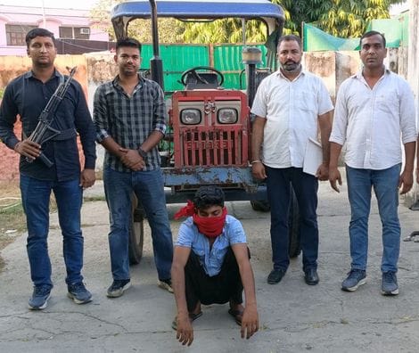 Accused arrested with stolen tractor