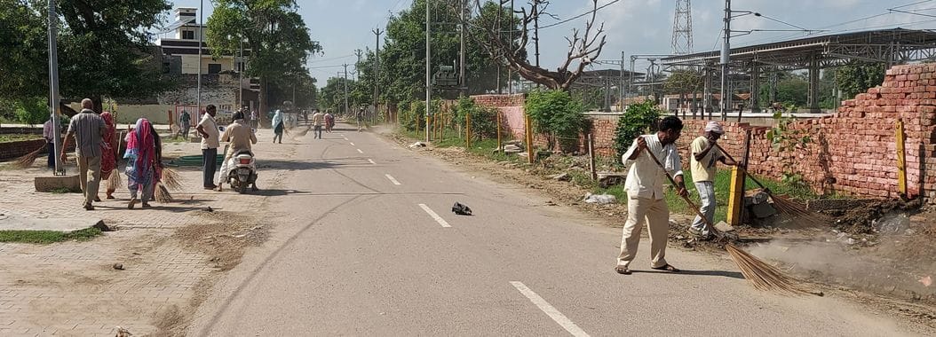 On Bedi's instructions, Nagar Panchayat started cleanliness drive