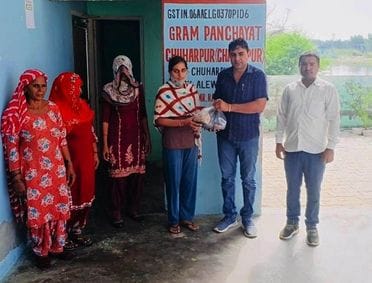 Sarpanch of Chandpur village adopted a TB patient