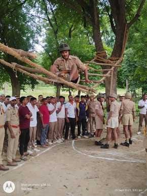 The 39th Corps crossed 10 hurdles and came first