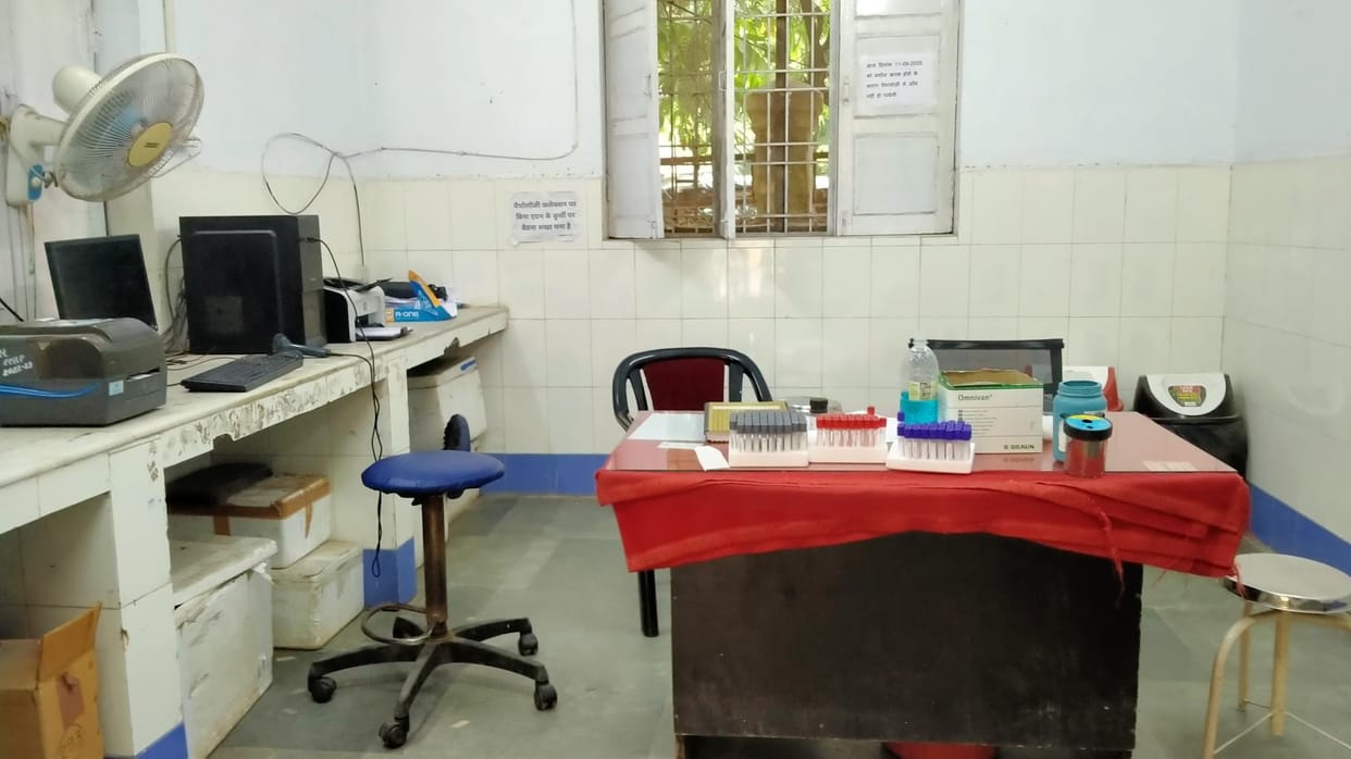 Pathology testing halted due to machine failure