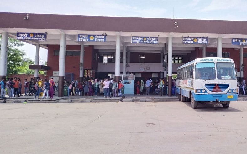 Now the bus will not reach Mahendragarh bus stand from Chandigarh