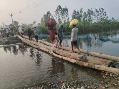 Ganga's water level decreased by 20 cm but there are no difficulties
