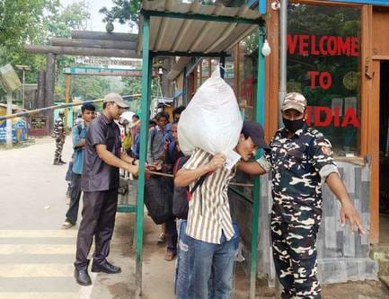 After violence and arson, there is silence and security on the Indian border