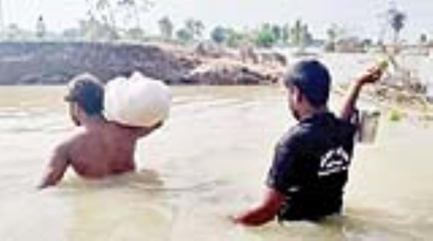 Yamuna water level decreased in Tappal villages but problems did not reduce