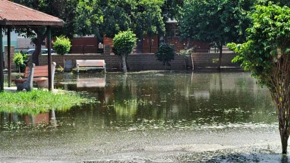 Sewerage jam, water is still not being drained from many areas