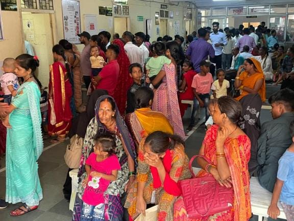 People are worried about the infection, 13 patients reached OPD
