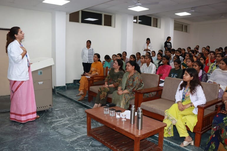 Students were taught about prevention from PCOD and PCOS