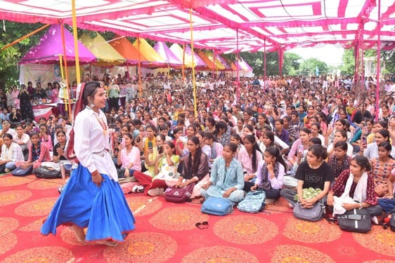 Students gave wonderful performances in cultural programs