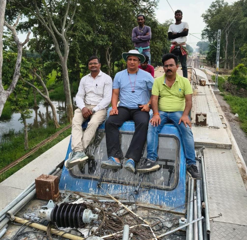 Trial of Nanpara-Nepalganj Road Rail Project took place
