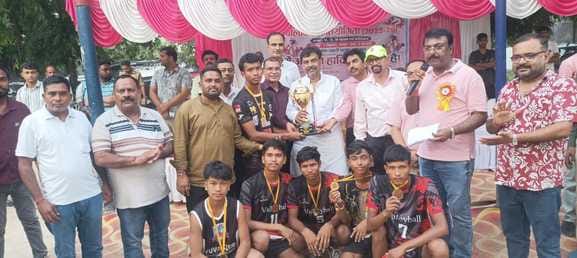 Krishak Samaj's team became the winner in Mandal volleyball