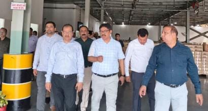 Principal Secretary inspected Radico Khaitan and interacted with the farmers