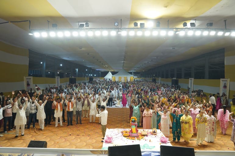 Lecture given on the struggling life of devotee Prahlad