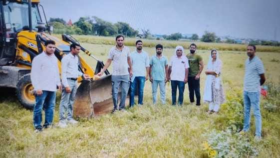 Construction of sports stadium started on 4.5 acres of land in Joniyavas with Rs. 70 lakh