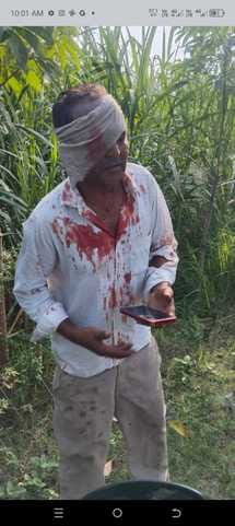 A leopard attacked the former head who had gone to see the farm