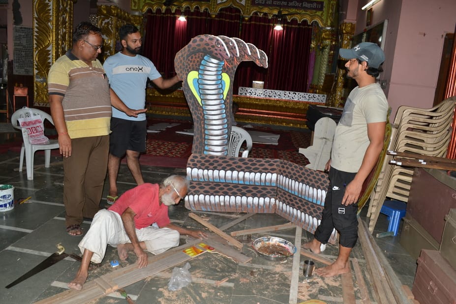 Shri Ram Leela to be staged from 22nd, artists busy in practice