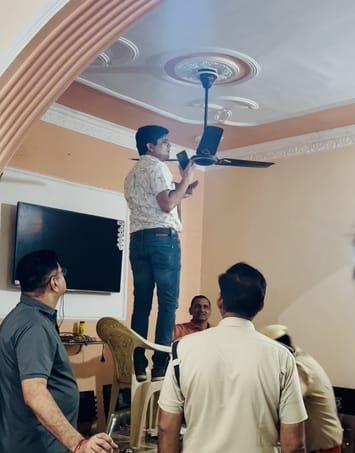 Woman found hanging in room