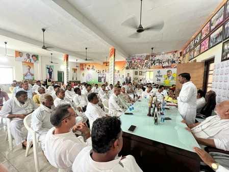 Monthly meeting of Congress Committee held for the first time in 11 years
