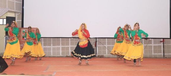 Anuradha was the winner in solo dance while Anjali was the winner in Haryanvi traditional dress