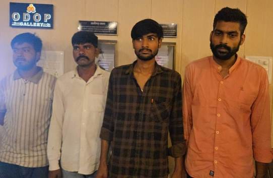 Four accused of inter-district vehicle theft gang arrested