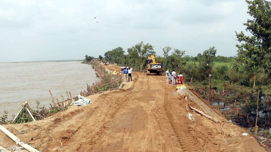 For now the danger is averted, but the waves of Ganga are still frightening