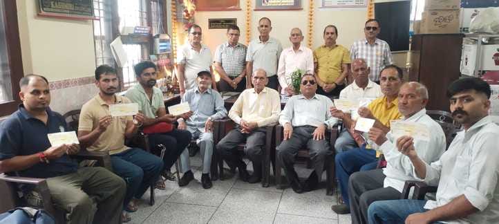 The council gave Rs 5 lakh aid to the affected people in Chabutra