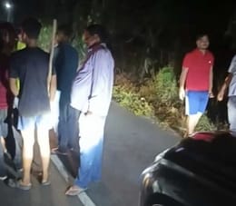 Suspicious workers entered the sugarcane fields