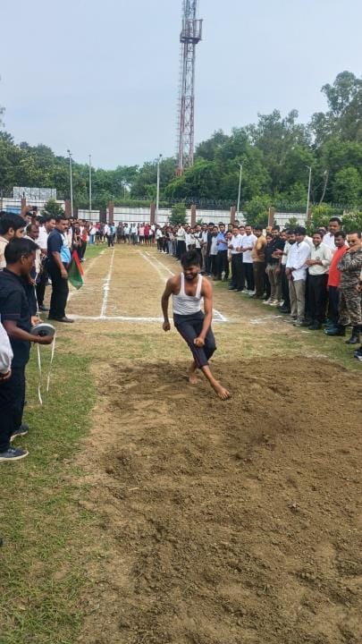 Abhishek first in shot put