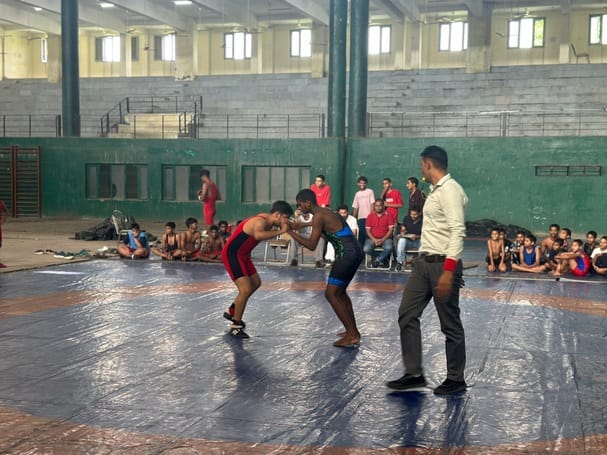 Wrestlers of Tejali Sports Complex shine in wrestling