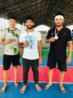 Jatin and Rahul won gold and Atul won bronze medal