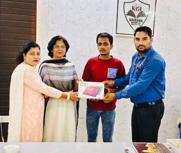 Tablets distributed to students