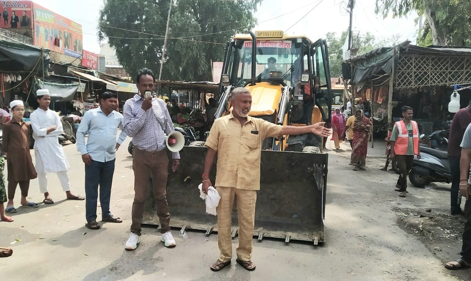 Encroachment removed in Lalkurti