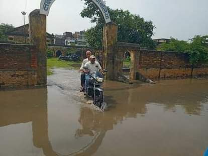Waterlogging in the city due to one hour of rain, roads became ponds