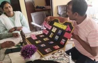 Jai Kumar stood first and Pallavi stood second in the competition