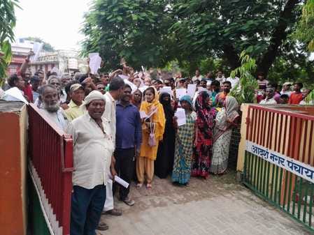 People got angry over the increase in house tax and water tax and lodged their objections
