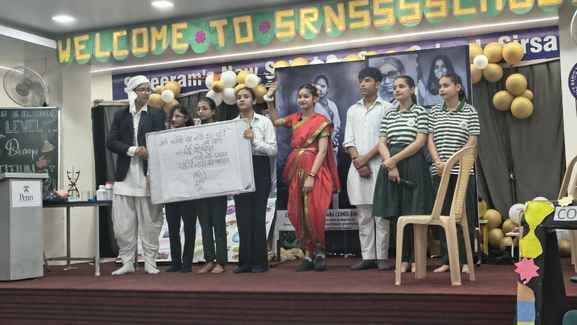 The team of Samsara Public School stood first in the district level science competition