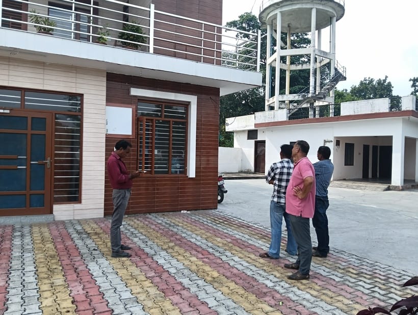 cureent in houses in shamshergarh village