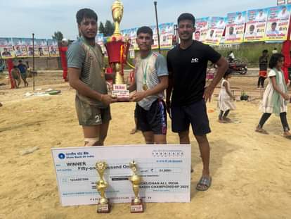 Meerut won the All India Night Kabaddi Championship